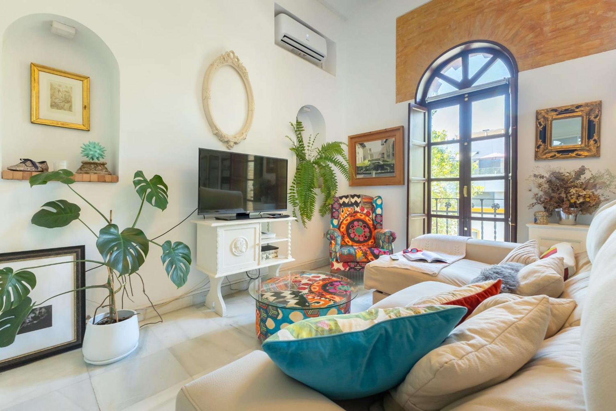 Charming 2 Bedroom Boutique Triplex Apartment With Private Terrace At Seville City Center By Ocityzen Buitenkant foto
