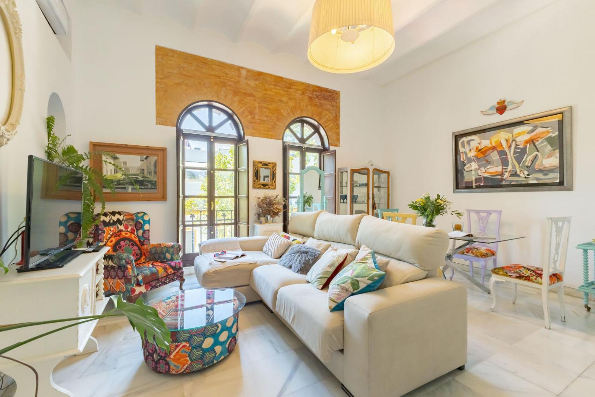 Charming 2 Bedroom Boutique Triplex Apartment With Private Terrace At Seville City Center By Ocityzen Buitenkant foto